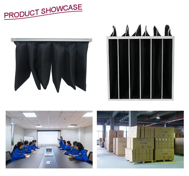 활성탄 포켓 에어 필터