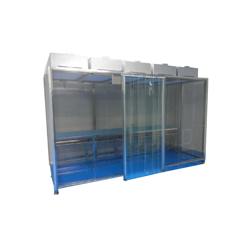 モジュール式のローカライズされたクラス 100 クリーン ルーム ブース