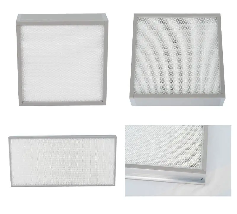 Mini pleat hepa filter