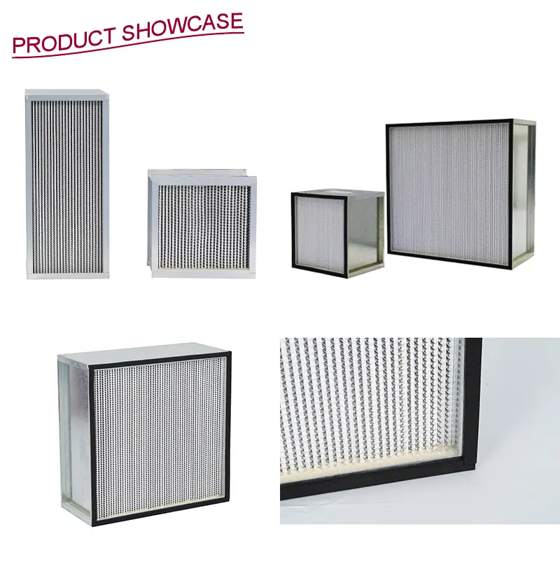 Deep pleated medium efficiency air filter