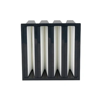 Compact V-Bank Style HEPA Filter