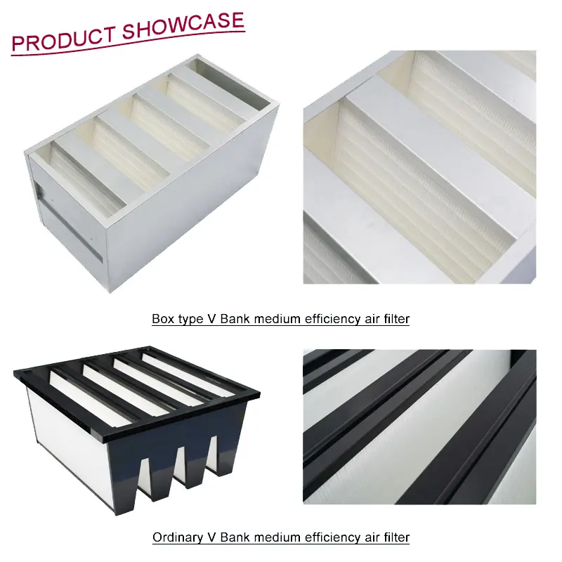 Filtr powietrza HVAC V Bank